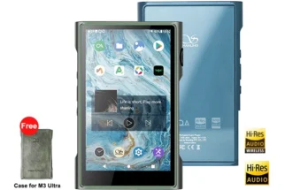 SHANLING M3 울트라 고해상도 Android10 휴대용 HiFi 음악 MP3 플레이어 DAP 8 코어 QS 665 CPU Bluetooth5.0 듀얼 ES9219C DAC DSD256 M3U