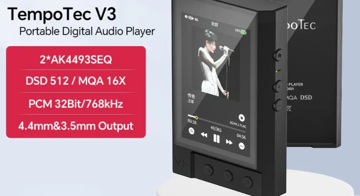 지금까지 만난 제품 중 최고 TempoTec V3 HIFI 음악 플레이어 최고의 품질을 가진 제품입니다