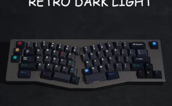 대형 세트 레트로 다크 라이트 GMK 키캡 클론 체리 프로필 MX PBT 염료 하위 키캡