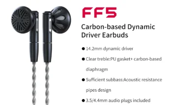 FiiO FF5 탄소 기반 다이내믹 드라이버 이어버드