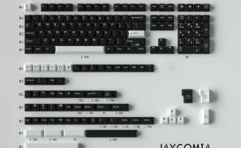 기계식 키보드용 GMK 클론 WOB 더블 샷 PBT 키캡