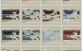 더블 샷 키캡 Pbt GMK JTK 클론 빅 세트 키캡 7u 앨리스 분할 스페이스 바