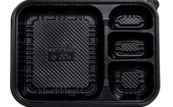4칸 도시락용기