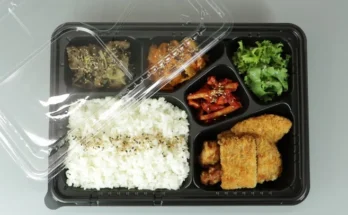 6칸 도시락용기