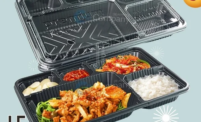 돈까스 도시락용기 5칸