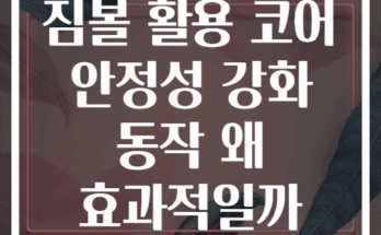 짐볼 활용 코어 안정성 강화 동작 왜 효과적일까