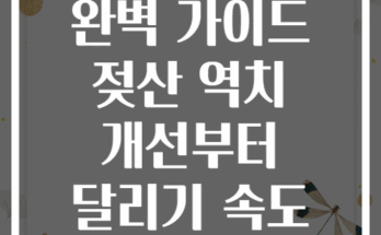 템포 런 훈련 완벽 가이드 젖산 역치 개선부터 달리기 속도 향상까지
