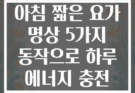 아침 짧은 요가 명상 5가지 동작으로 하루 에너지 충전