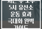 퇴근 후 오후 5시 유산소 운동 효과 극대화 완벽 가이드